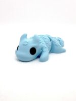 Baby Lucky Dragon keyring baby blue