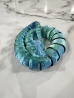 Blue Green Silk Snake