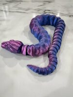 Blue Magenta Silk Snake