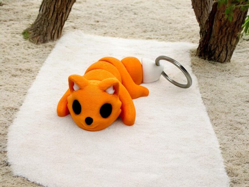 Flexi Baby Fox Keyring