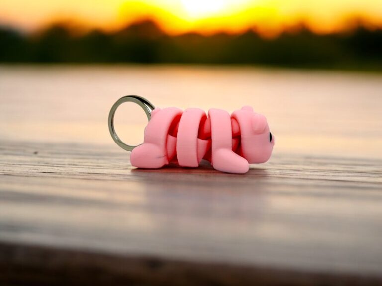 Baby Pig Keyring