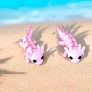 Flrexi Axolotl Keyring Pink