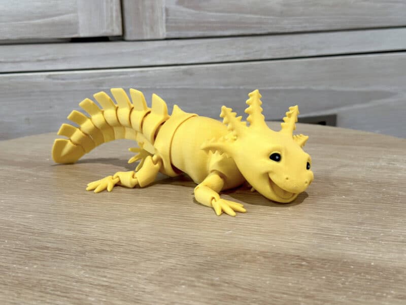 Laughing Axolotl Yellow