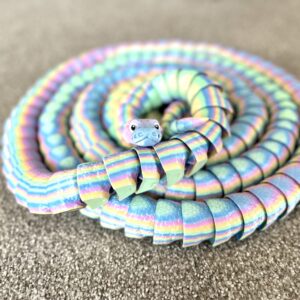 Enchanted Snake - Pastel Rainbow