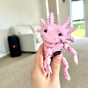 Laughing Axolotl Pink Pastel