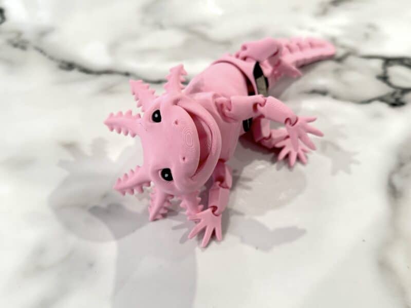 Laughing Axolotl - Pink Pastel