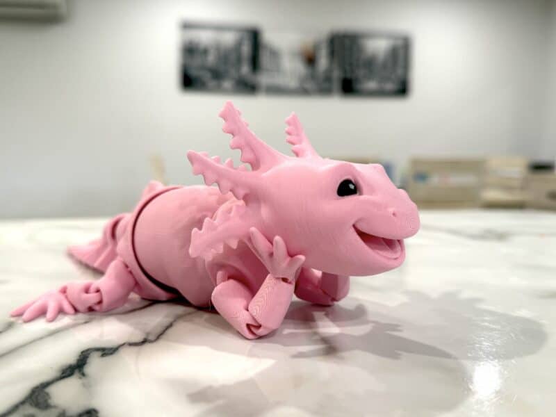 Laughing Axolotl - Pink Pastel