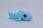 Baby shark keyring blue