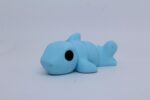 Baby shark keyring blue