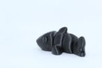 Flexi Baby Shark Keyring - Black Sparkle