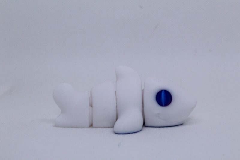 Flexi Baby Shark Keyring - White
