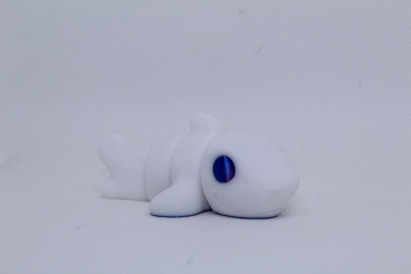 Flexi Baby Shark Keyring - White