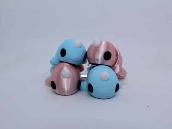 Flexi Baby Narwhal Keyring