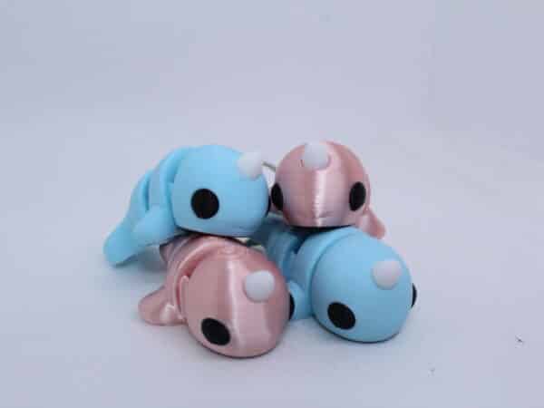Flexi Baby Narwhal Keyring