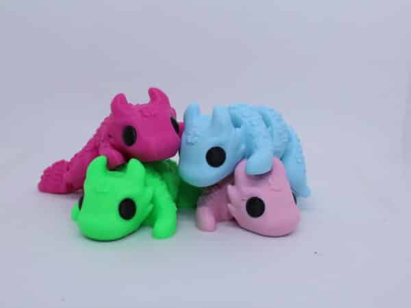 Baby Lucky Dragon Keyring
