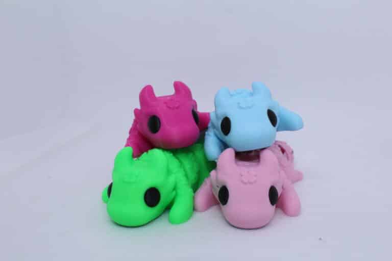 Baby Lucky Dragon Keyring