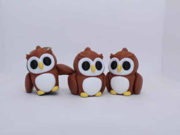 Baby Owl Keyring