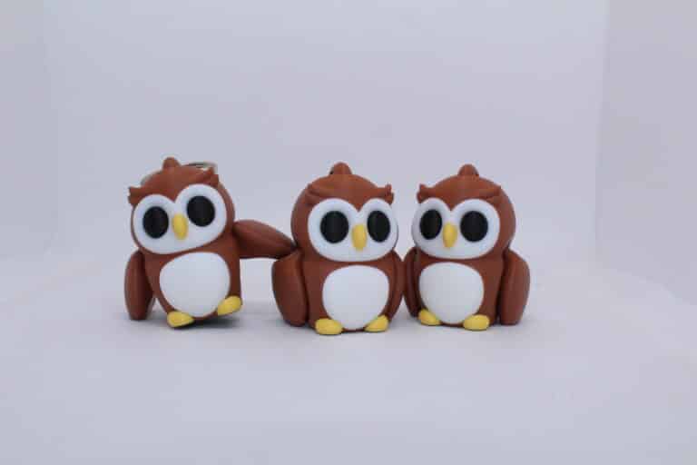 Baby Owl Keyring