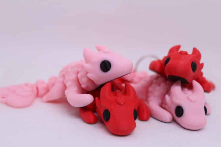 Baby Love Dragon Red & Pink