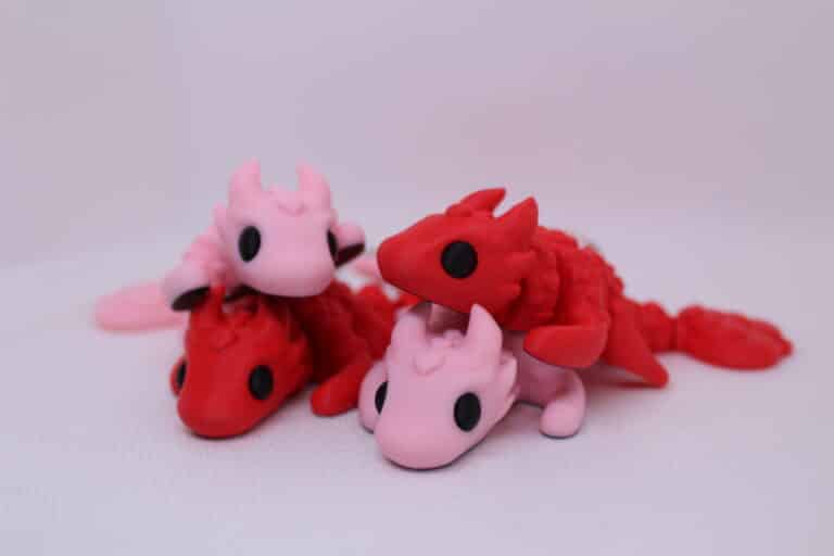 Baby Love Dragon Red & Pink