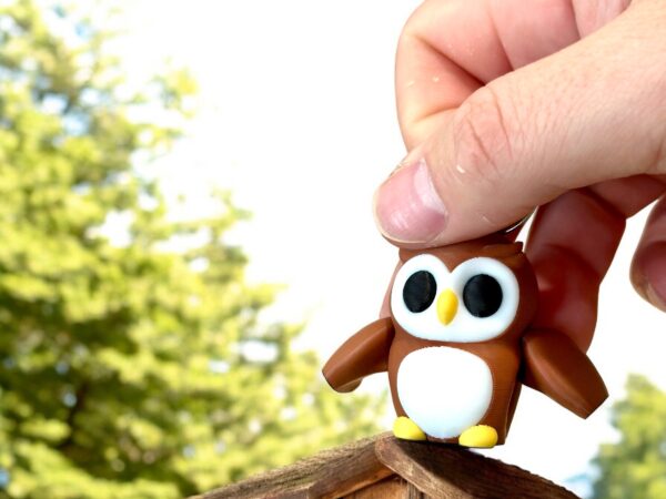 Baby Owl Keyring