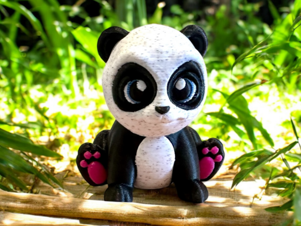 Panda with Pink Feet