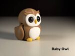 Baby Owl Keyring