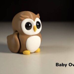 Baby Owl Keyring