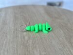 Baby Lucky Dragon, flexi sensory fidget green