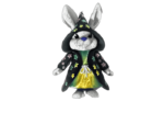 Wizard Bunny Green Stars