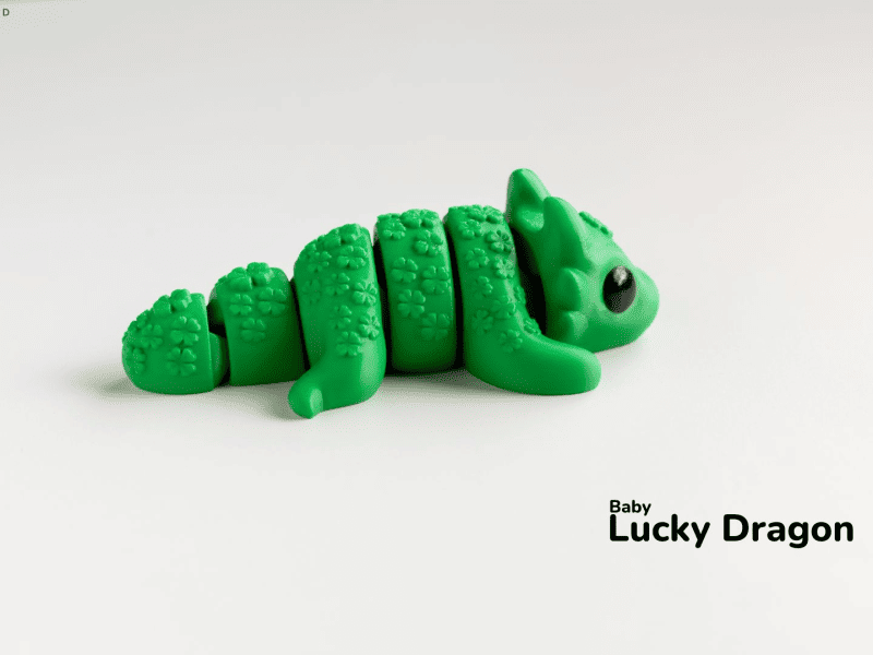 Green Lucky Dragon