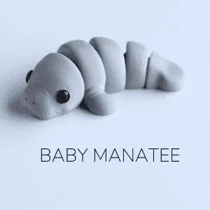 Grey Baby Manatee