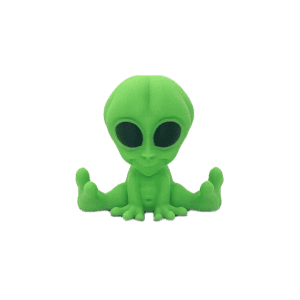 Alien Green with Black Eyes