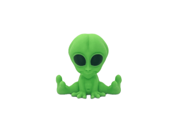 Alien Green with Black Eyes