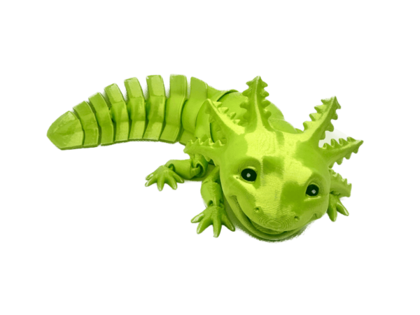 Laughing Green Silk Axolotl