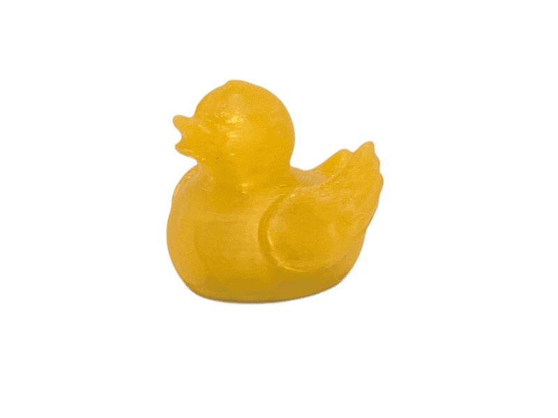 Orange Glass Duck