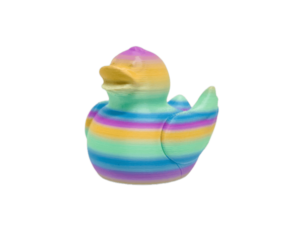 Pastel Rainbow Duck