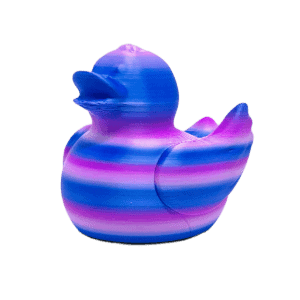 Pink Purple Rainbow Duck