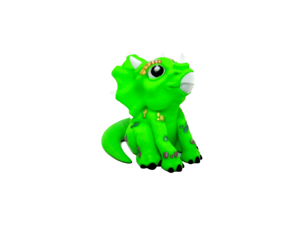 Green Baby Triceratops