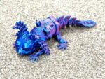 Robo Axolotl Blue Magenta