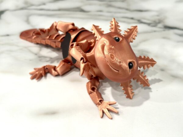 Smiling Axolotl Copper Silk