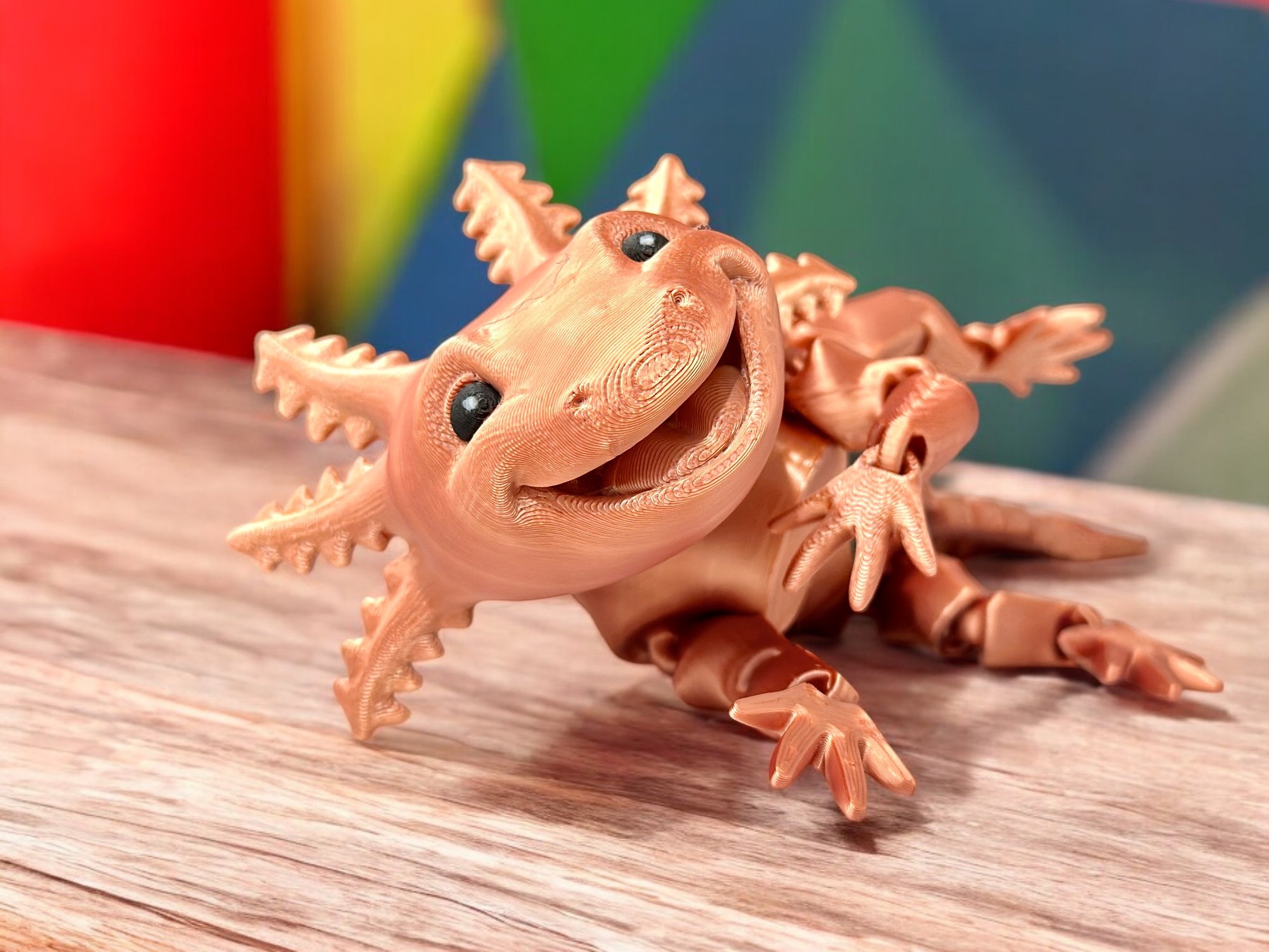 Laughing Axolotl - Copper Silk