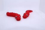 Flexi Snake Keyring Red