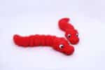 Flexi Snake Keyring Red