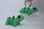 Flexi Baby Stegosaurus Keyring grass green