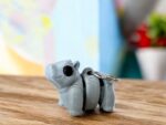 Baby Hippo Flexi Keyring