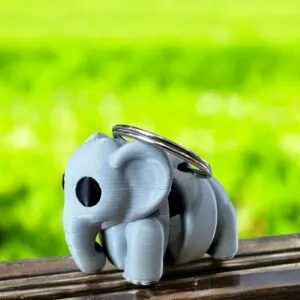 Flexi Elephant Keyring