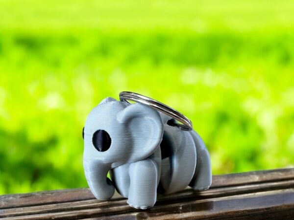 Flexi Elephant Keyring