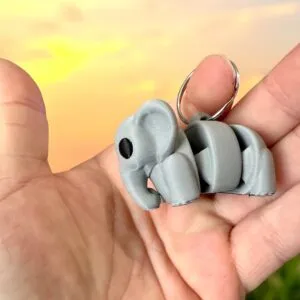 Flexi Elephant Keyring