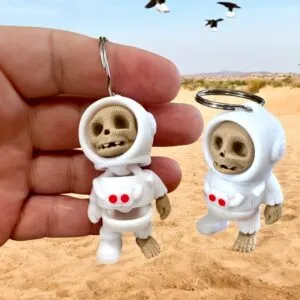 Flexi Skeleton Astronaut Keyring